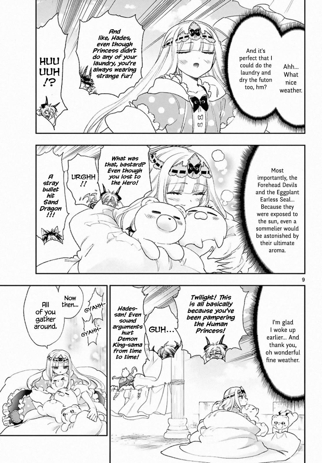 Maou-jou de Oyasumi Chapter 184 page 9 - Chapter 184: Neverending Nights Don't Exist After All