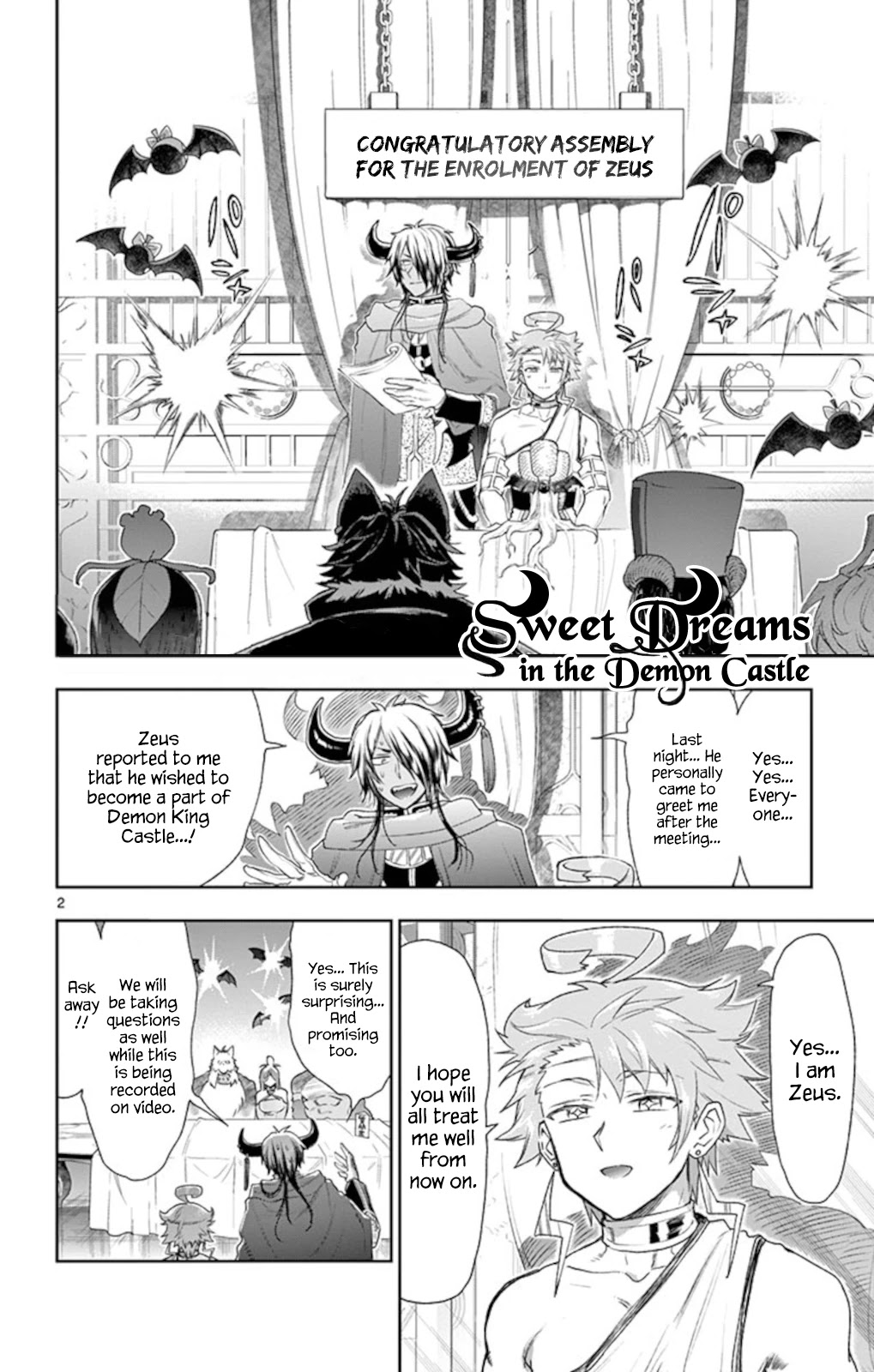 Maou-jou de Oyasumi Chapter 185 page 2 - Chapter 185: Sunny with the Occasional God