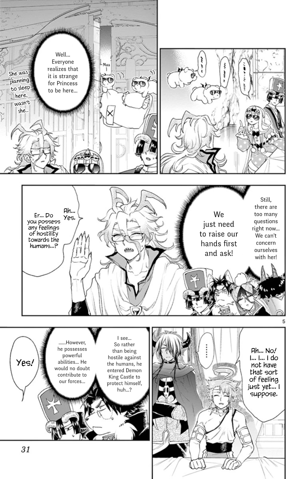 Maou-jou de Oyasumi Chapter 185 page 5 - Chapter 185: Sunny with the Occasional God