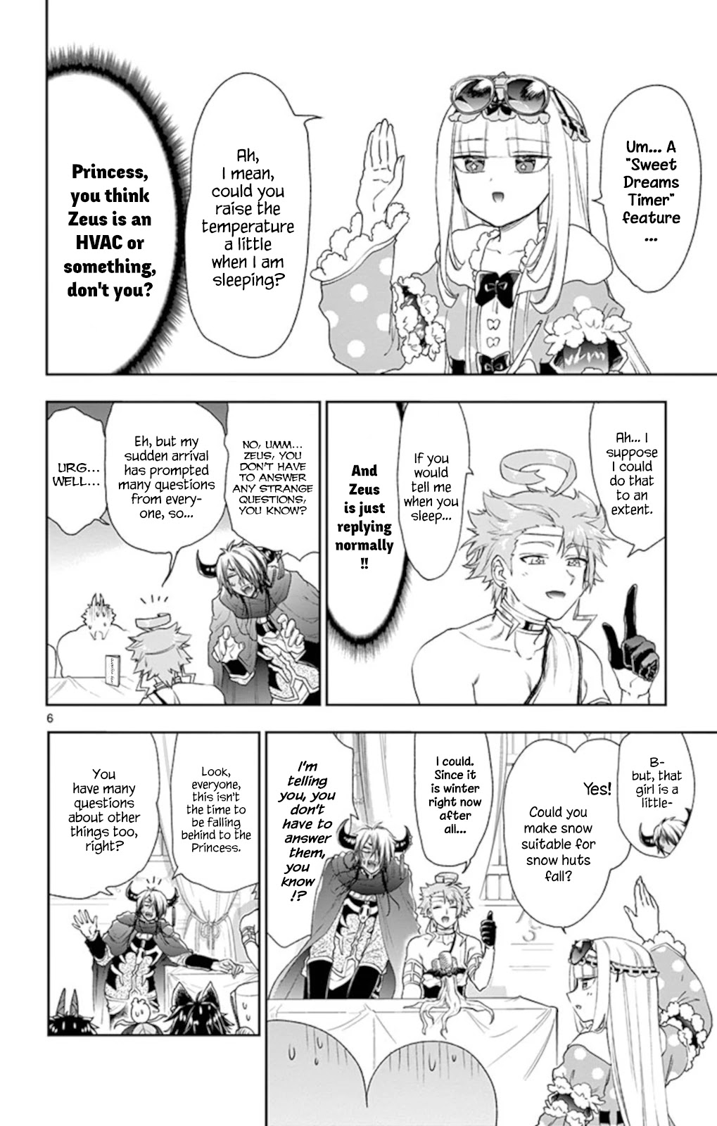 Maou-jou de Oyasumi Chapter 185 page 6 - Chapter 185: Sunny with the Occasional God