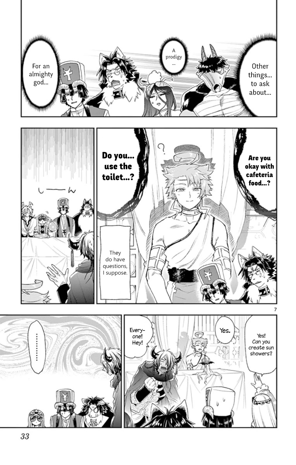 Maou-jou de Oyasumi Chapter 185 page 7 - Chapter 185: Sunny with the Occasional God