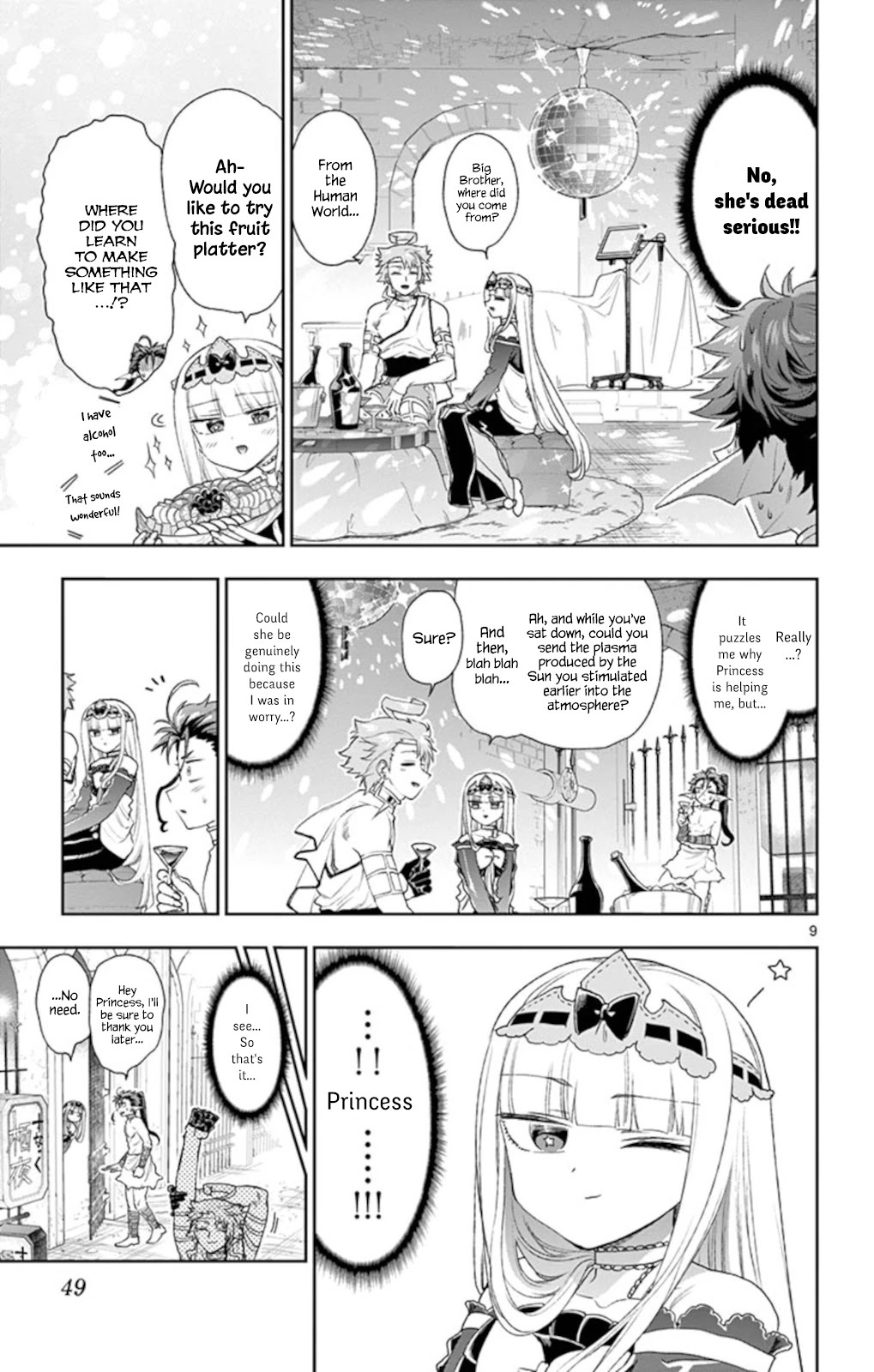 Maou-jou de Oyasumi Chapter 186 page 9 - Chapter 186: Be My Big Brother
