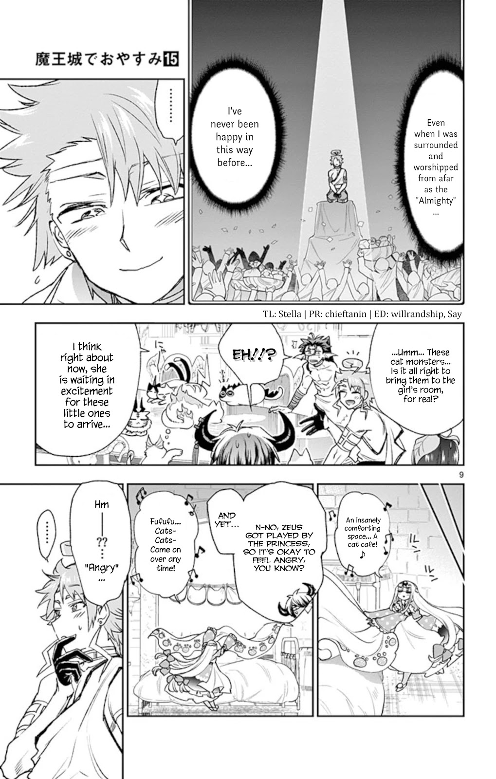 Maou-jou de Oyasumi Chapter 187 page 9 - Chapter 187: The String Pulling the God