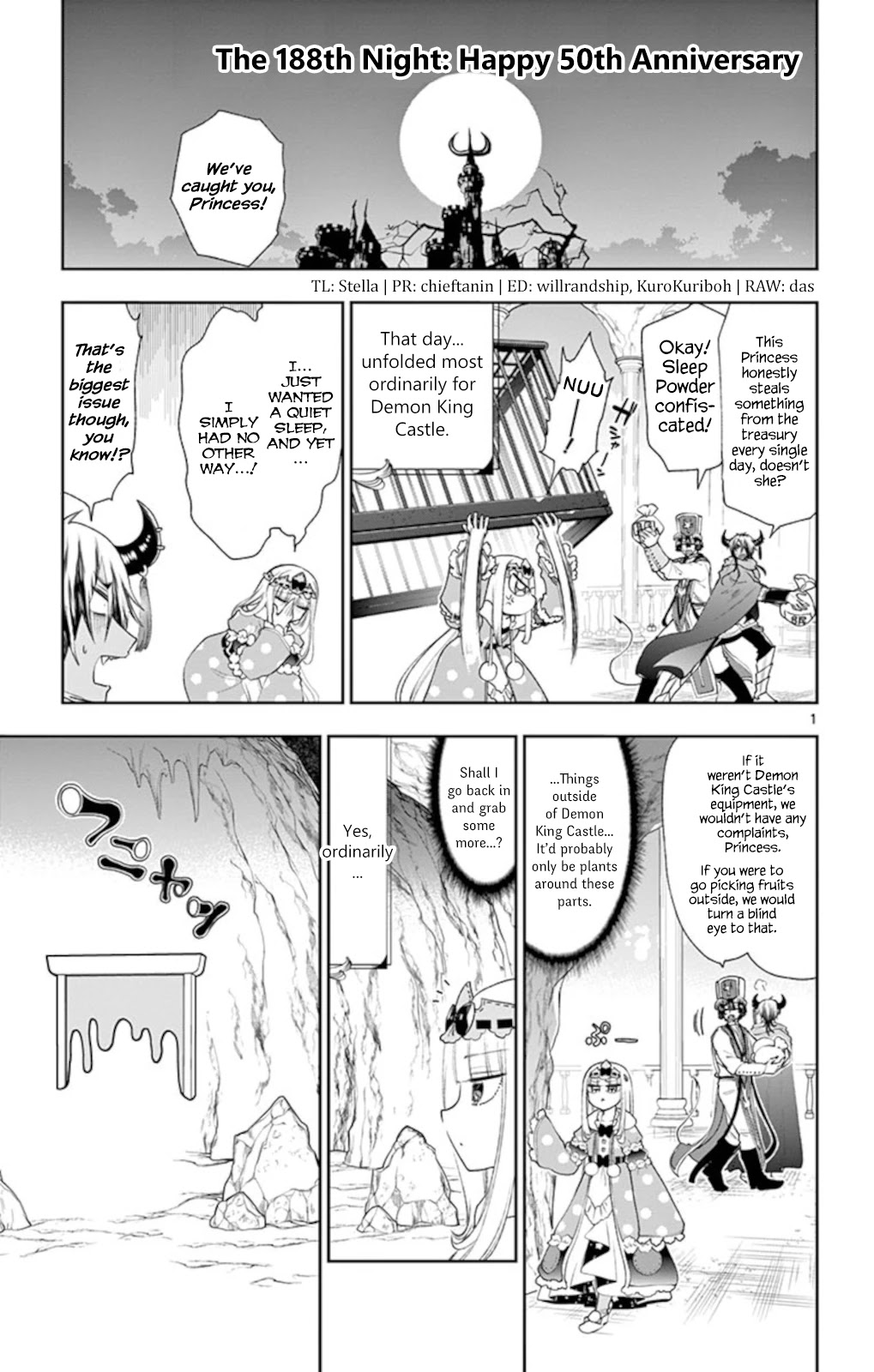 Maou-jou de Oyasumi Chapter 188 page 1 - Chapter 188: Happy 50th Anniversary