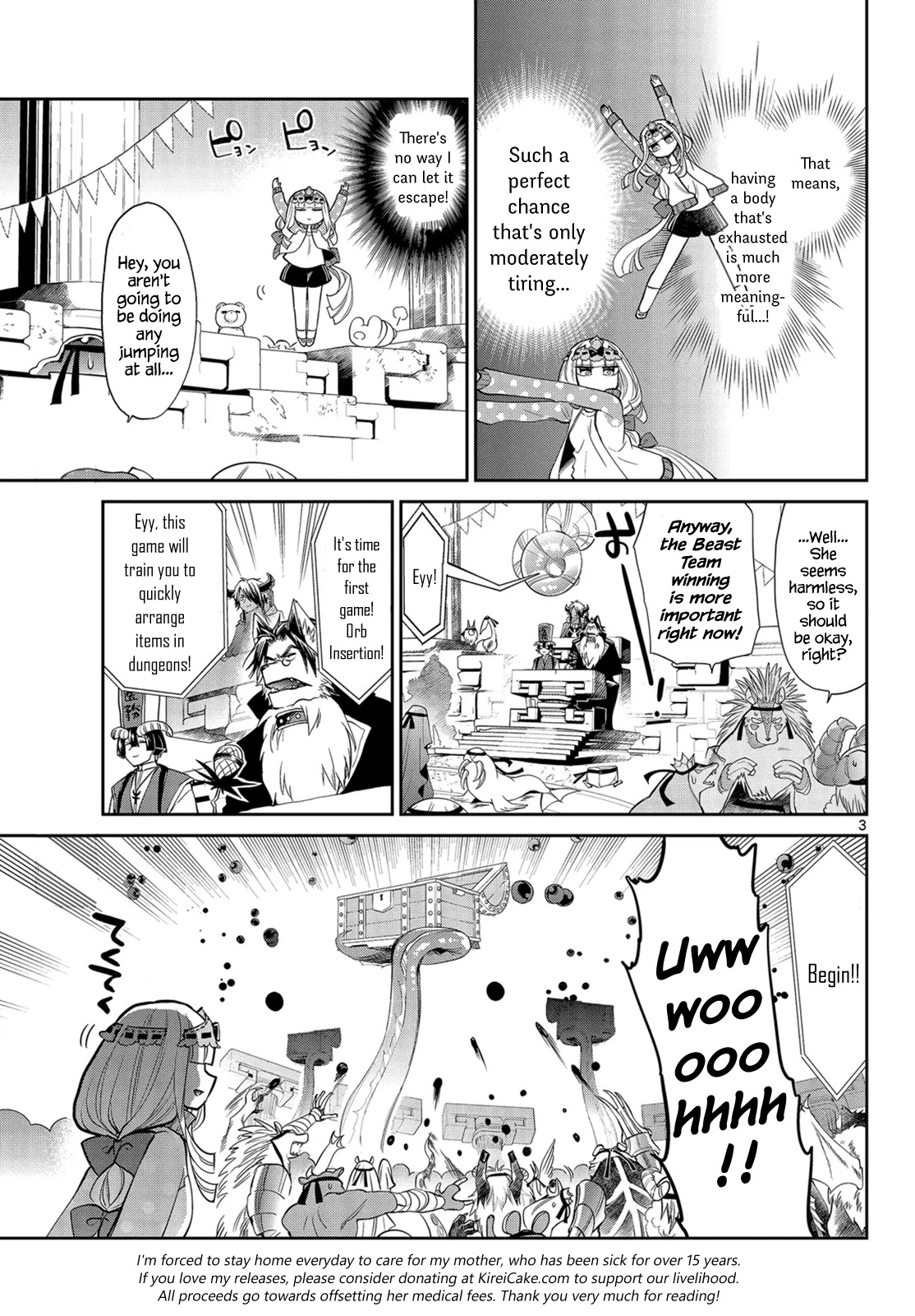 Maou-jou de Oyasumi Chapter 19 page 3 - Chapter 19: Badump! The Training Tournament Filled With Demons