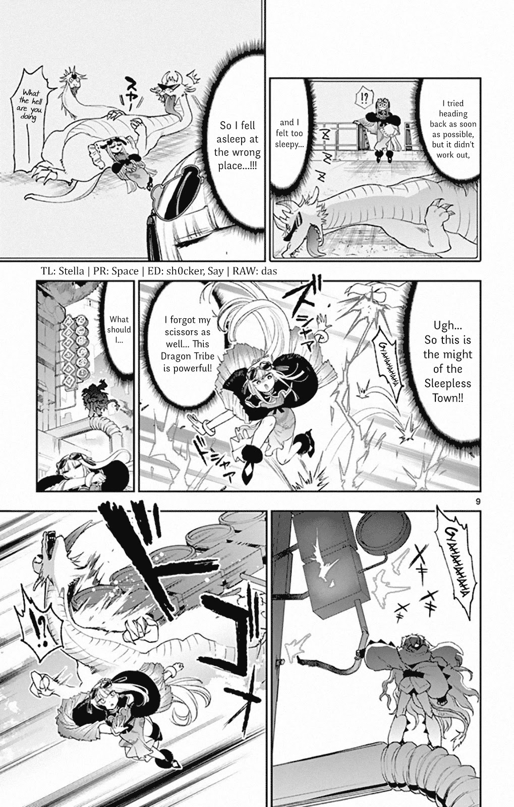 Maou-jou de Oyasumi Chapter 192 page 9 - Chapter 192: The Sleepless Town