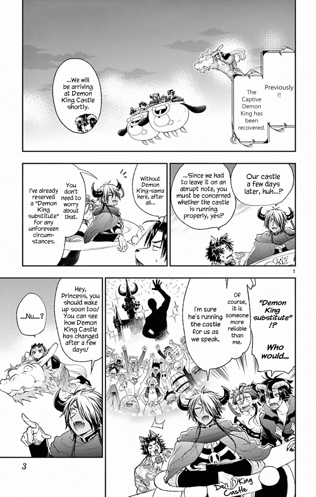 Maou-jou de Oyasumi Chapter 196 page 1 - Chapter 196: I Made It As Shiny As Gold After All