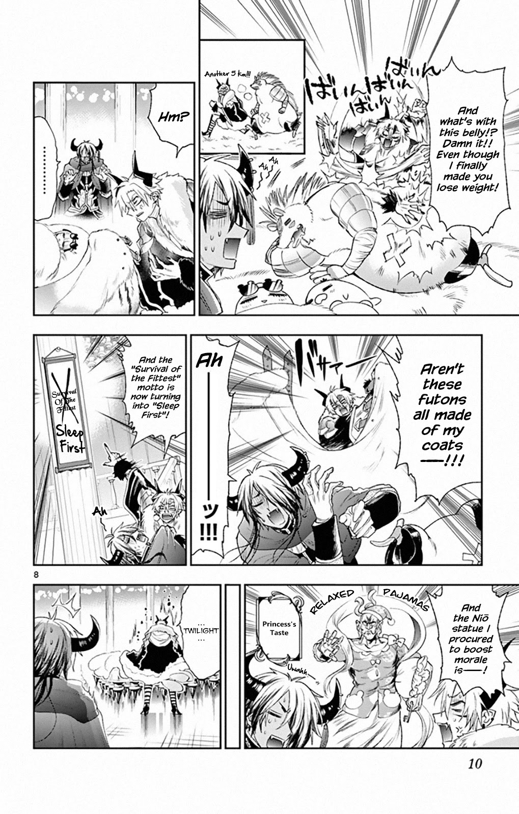 Maou-jou de Oyasumi Chapter 196 page 8 - Chapter 196: I Made It As Shiny As Gold After All
