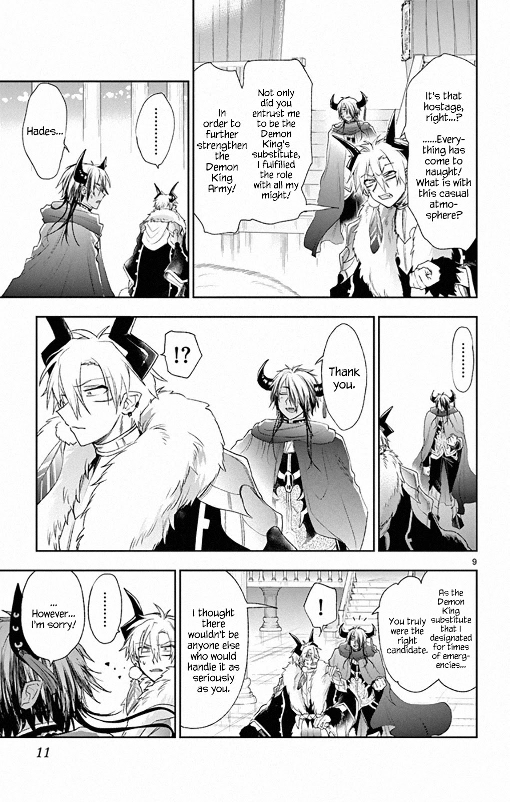Maou-jou de Oyasumi Chapter 196 page 9 - Chapter 196: I Made It As Shiny As Gold After All