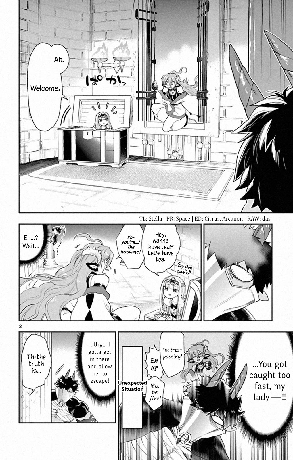 Maou-jou de Oyasumi Chapter 197 page 2 - Chapter 197: Captive Princess vs Trespassing Dragon