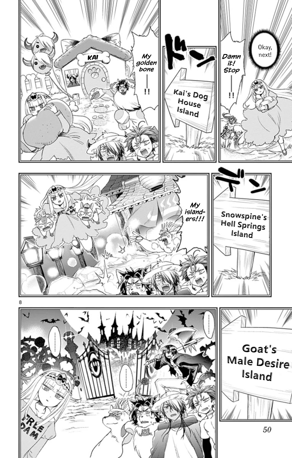 Maou-jou de Oyasumi Chapter 199 page 8 - Chapter 199: Taking and Running