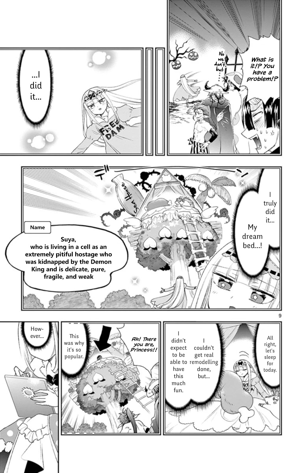 Maou-jou de Oyasumi Chapter 199 page 9 - Chapter 199: Taking and Running