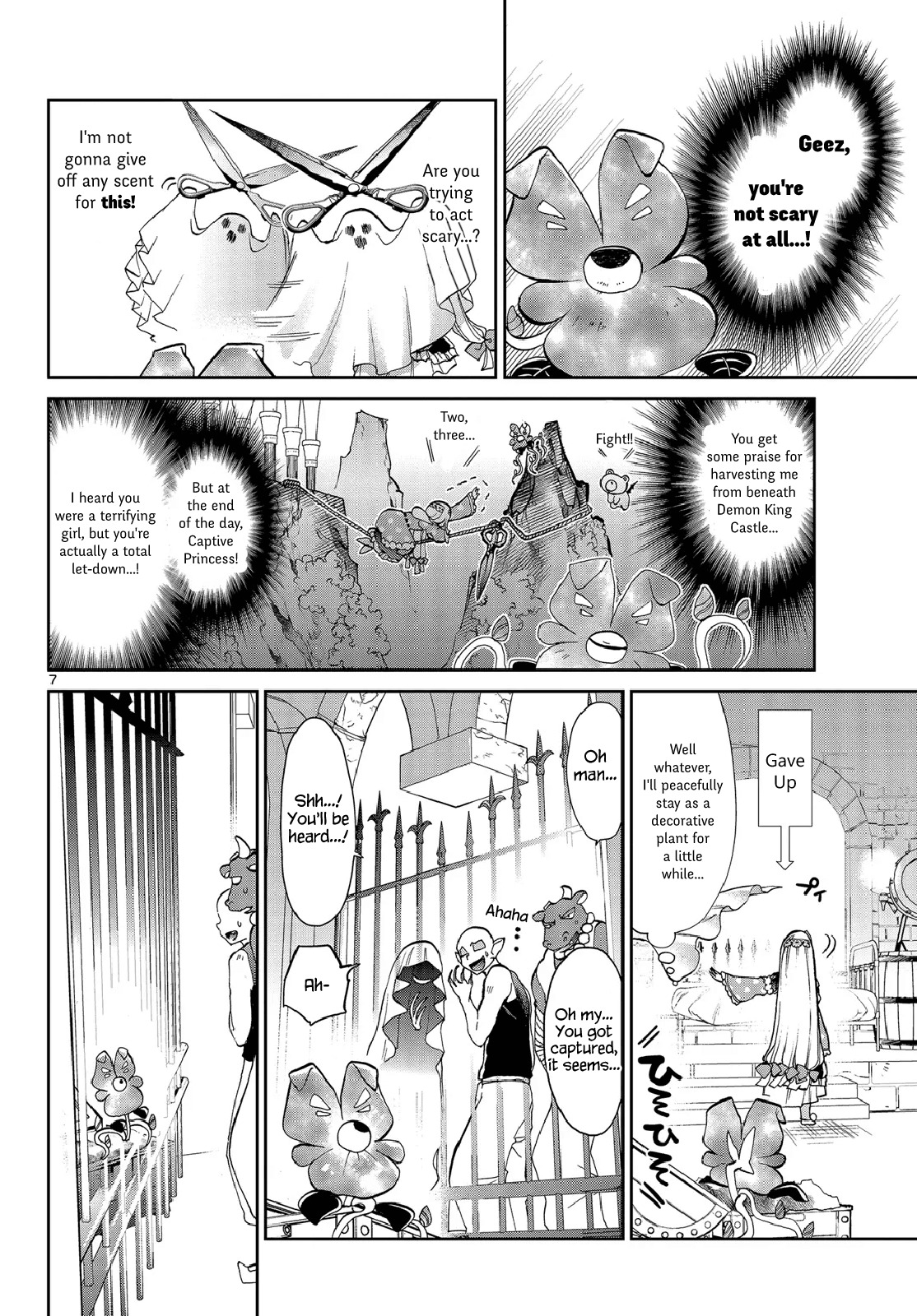 Maou-jou de Oyasumi Chapter 20 page 6 - Chapter 20: A Flower's Life is Short