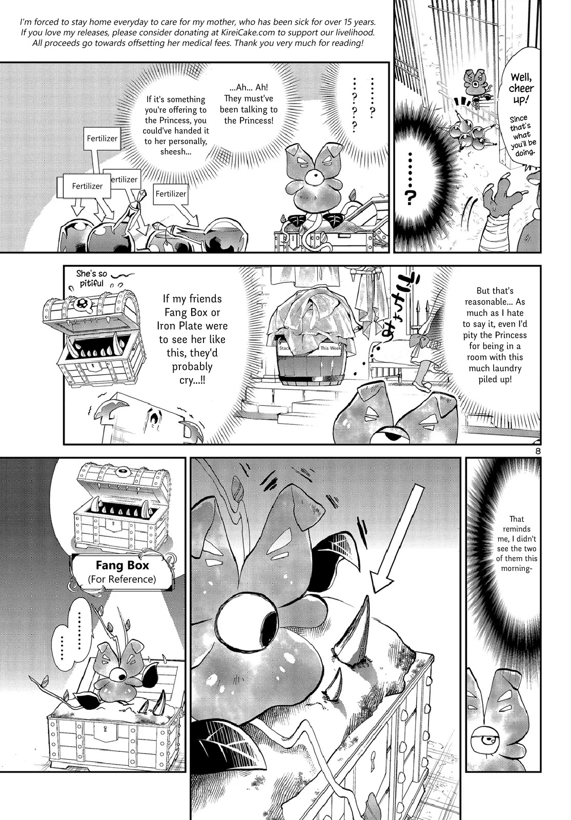 Maou-jou de Oyasumi Chapter 20 page 7 - Chapter 20: A Flower's Life is Short