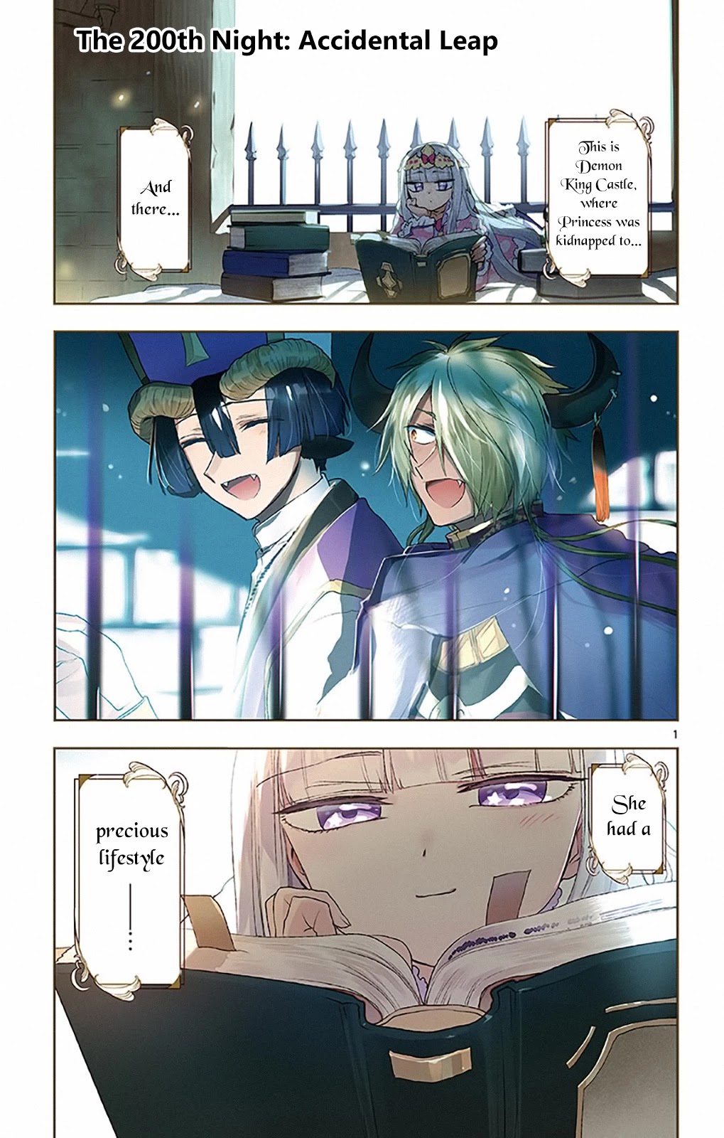 Maou-jou de Oyasumi Chapter 200 page 1 - Chapter 200: Accidental Leap
