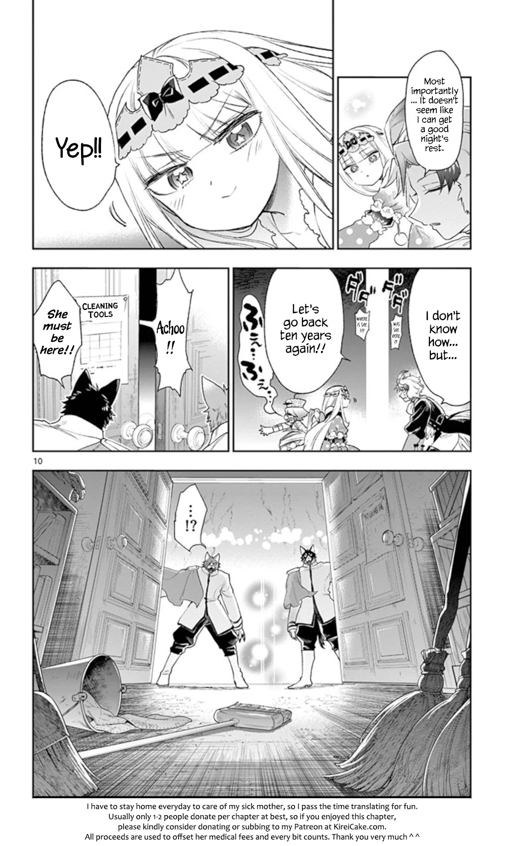 Maou-jou de Oyasumi Chapter 201 page 10 - Chapter 201: Another Route