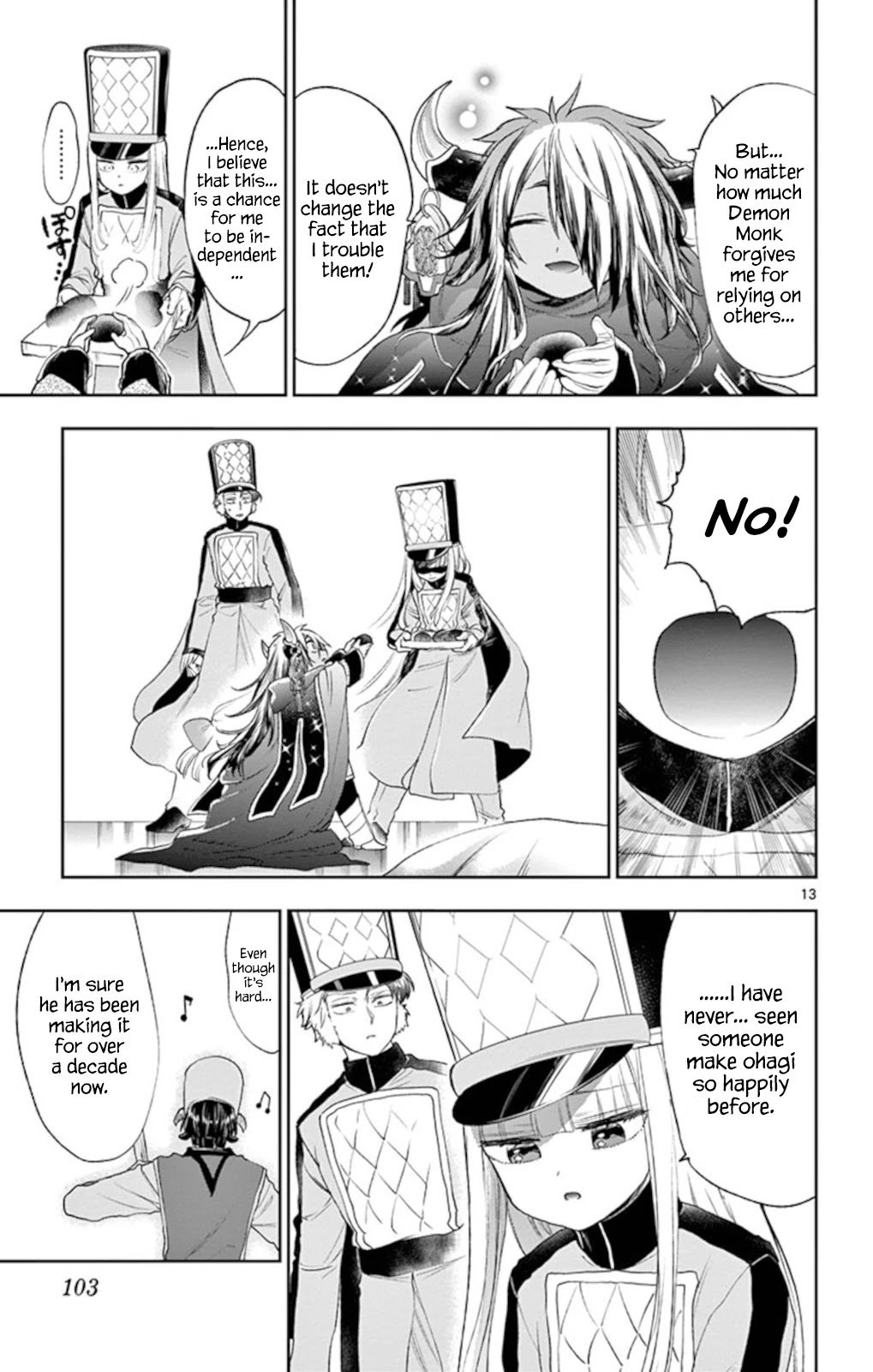 Maou-jou de Oyasumi Chapter 203 page 13 - Chapter 203: You Will Become King