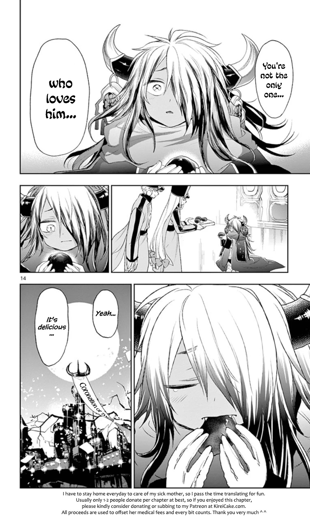 Maou-jou de Oyasumi Chapter 203 page 14 - Chapter 203: You Will Become King