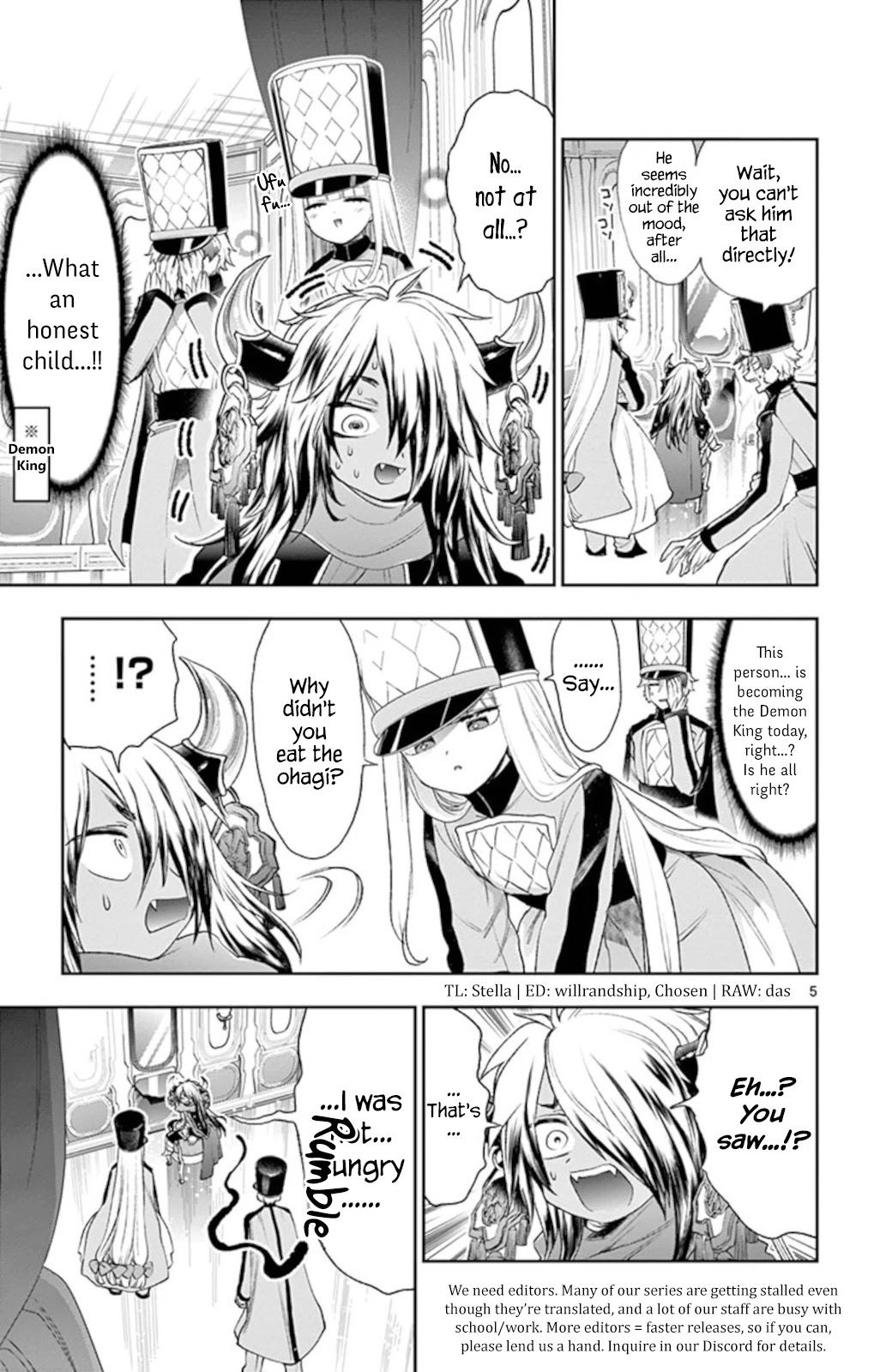 Maou-jou de Oyasumi Chapter 203 page 5 - Chapter 203: You Will Become King