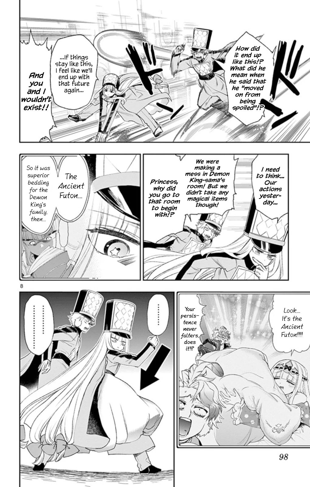 Maou-jou de Oyasumi Chapter 203 page 8 - Chapter 203: You Will Become King