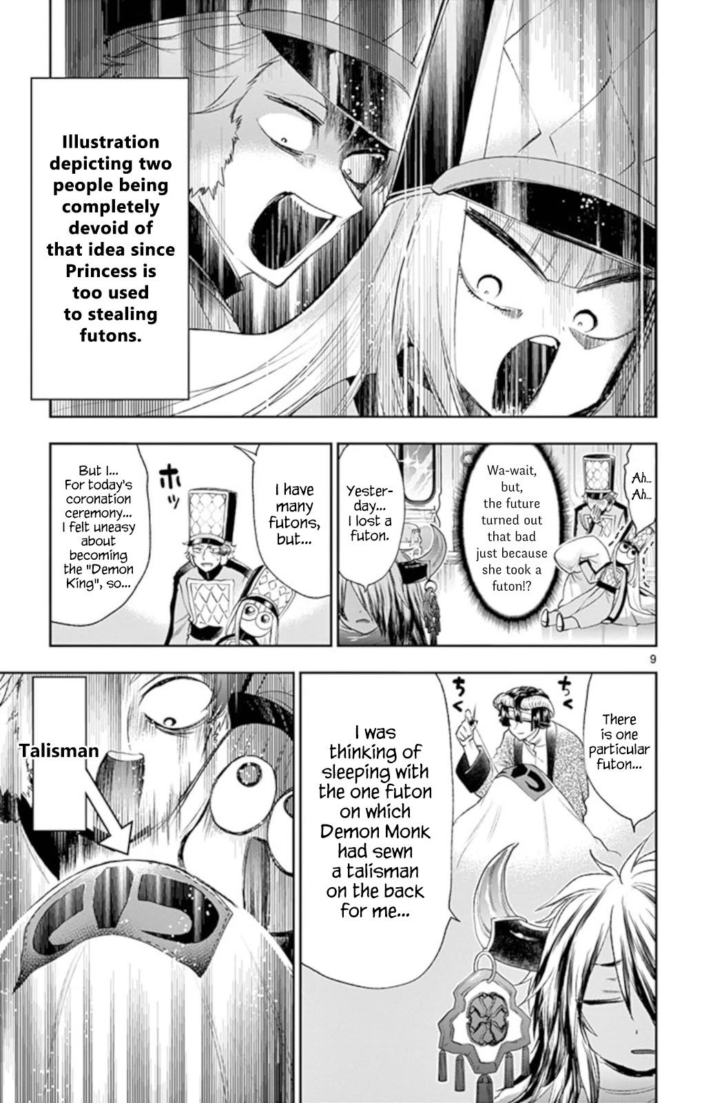 Maou-jou de Oyasumi Chapter 203 page 9 - Chapter 203: You Will Become King
