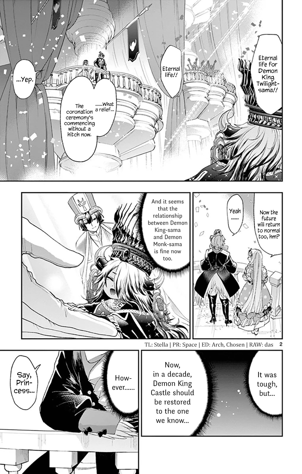 Maou-jou de Oyasumi Chapter 204 page 2 - Chapter 204: You Could Make It Fictional!