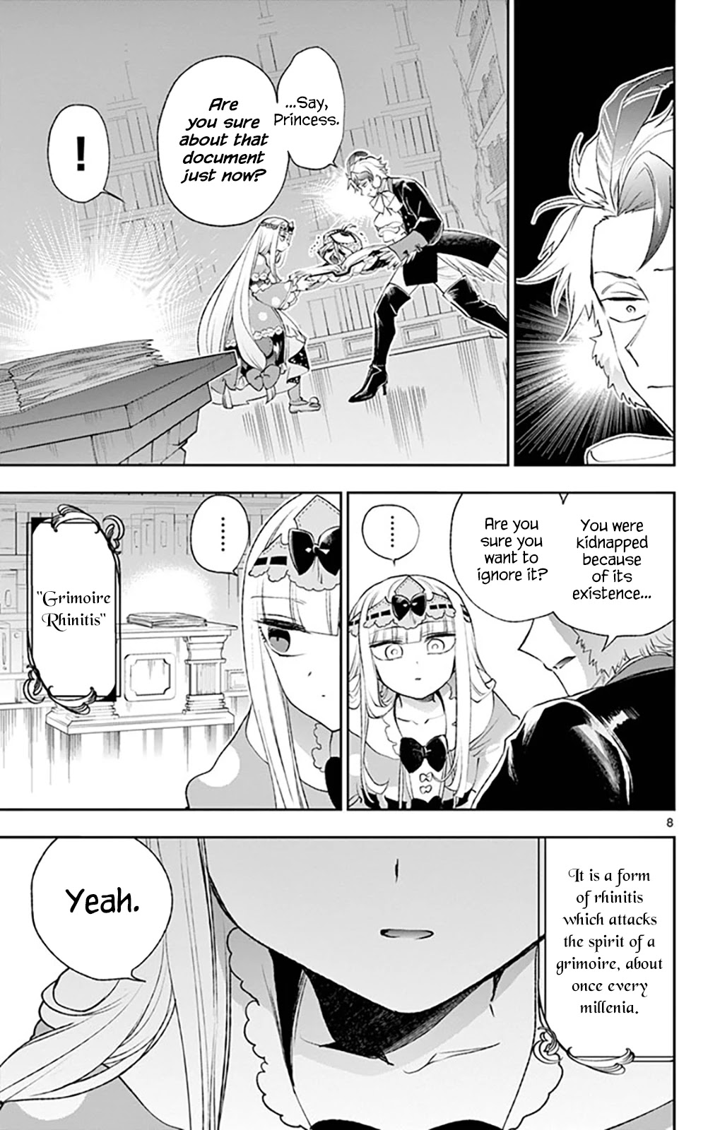 Maou-jou de Oyasumi Chapter 204 page 8 - Chapter 204: You Could Make It Fictional!