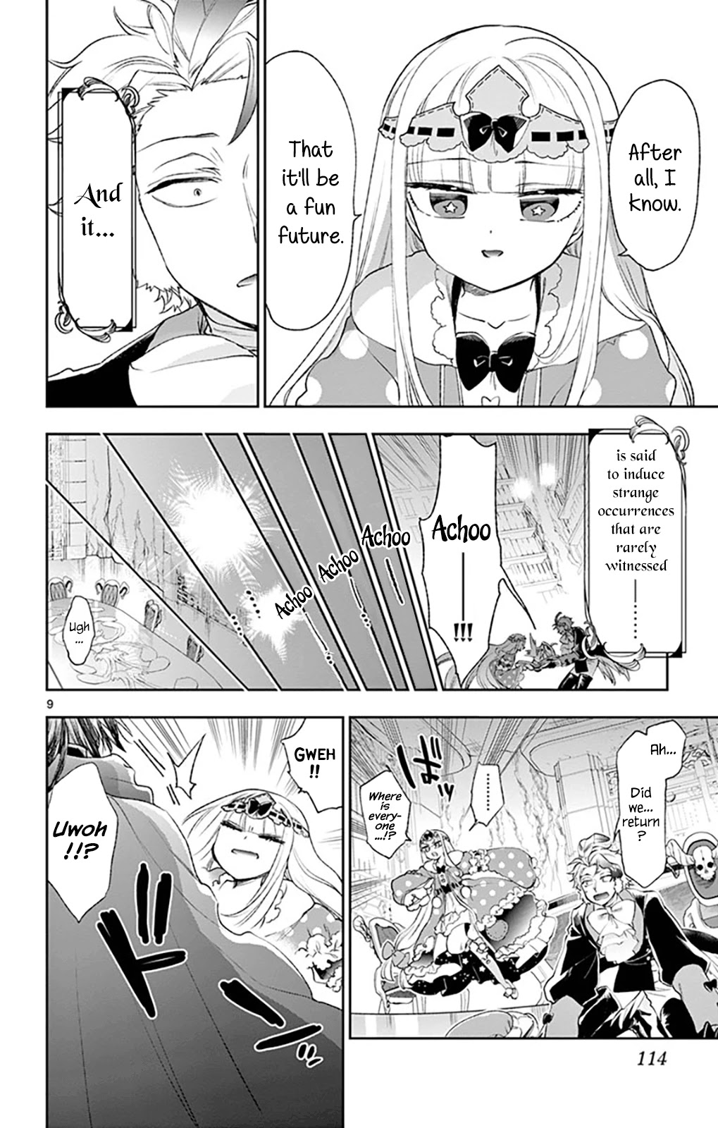 Maou-jou de Oyasumi Chapter 204 page 9 - Chapter 204: You Could Make It Fictional!