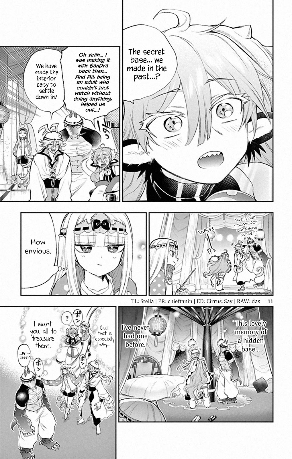 Maou-jou de Oyasumi Chapter 206 page 11 - Chapter 206: White! Coulomb Construction