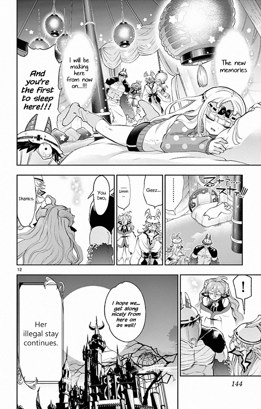 Maou-jou de Oyasumi Chapter 206 page 12 - Chapter 206: White! Coulomb Construction