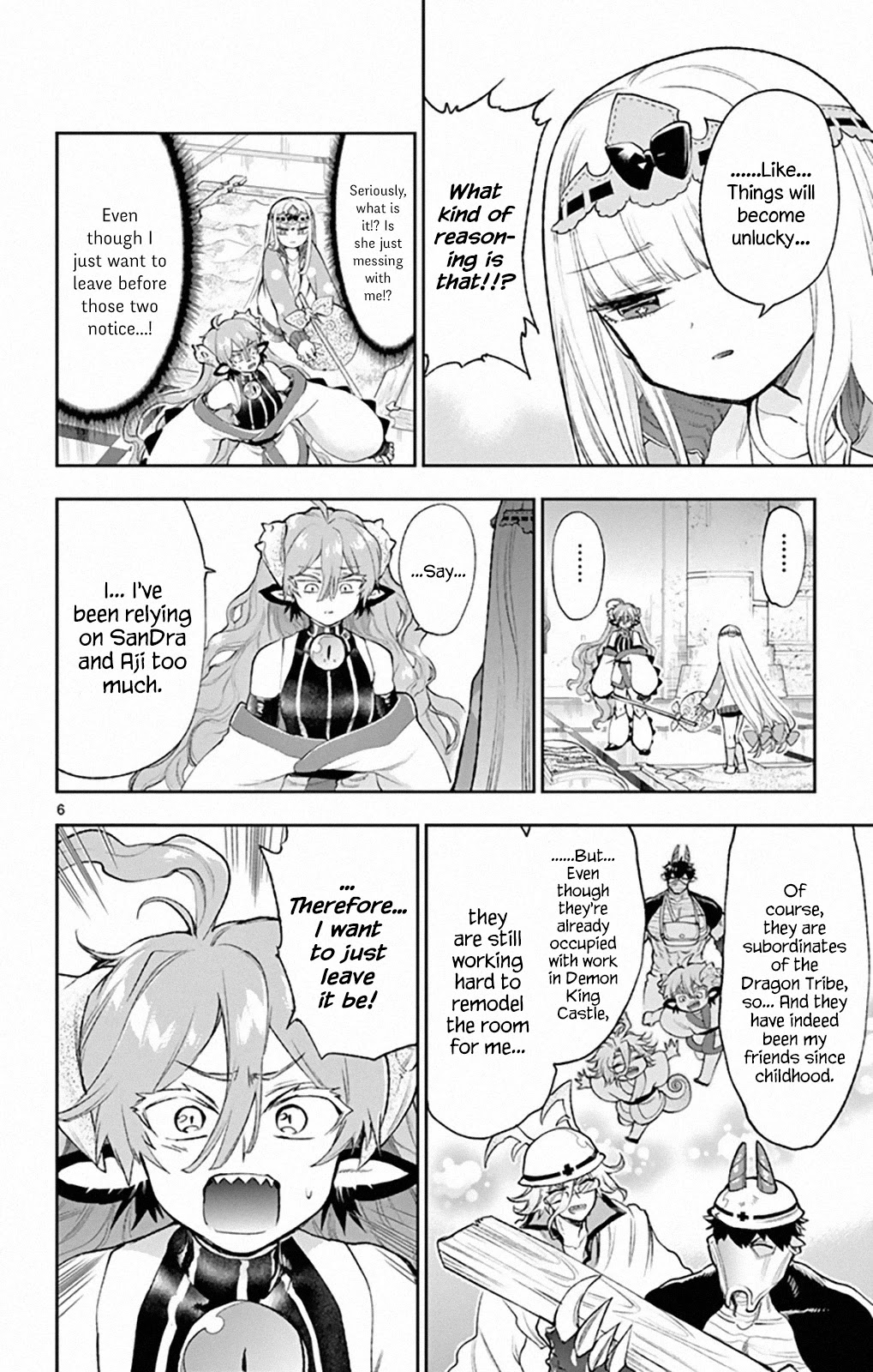 Maou-jou de Oyasumi Chapter 206 page 6 - Chapter 206: White! Coulomb Construction
