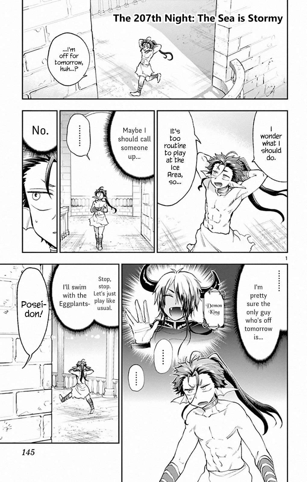 Maou-jou de Oyasumi Chapter 207 page 1 - Chapter 207: The Sea is Stormy