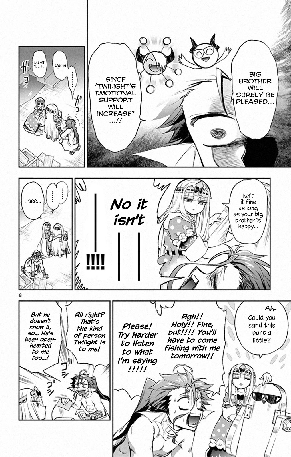 Maou-jou de Oyasumi Chapter 207 page 8 - Chapter 207: The Sea is Stormy