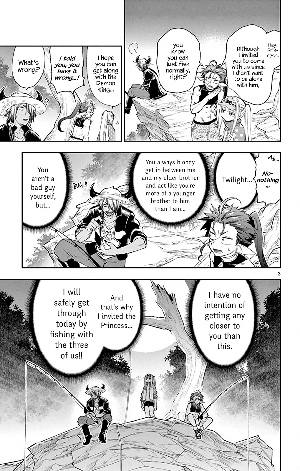 Maou-jou de Oyasumi Chapter 208 page 3 - Chapter 208: The Sea is Stormy at the River