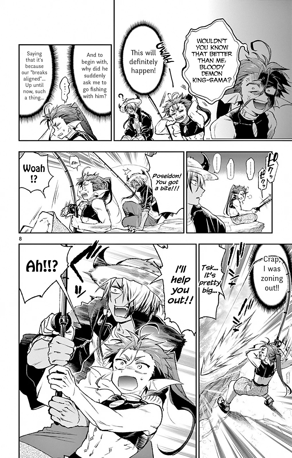 Maou-jou de Oyasumi Chapter 208 page 8 - Chapter 208: The Sea is Stormy at the River