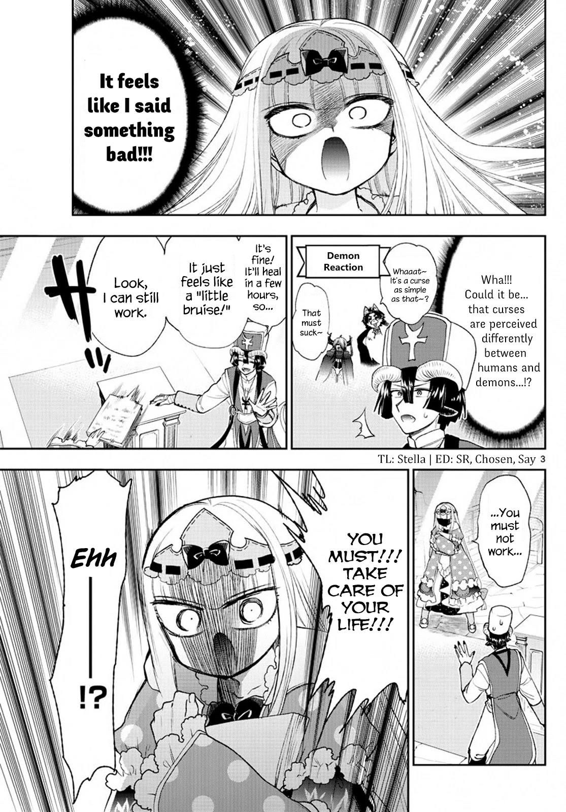 Maou-jou de Oyasumi Chapter 209 page 3 - Chapter 209: I Can't Separate While Cursed!