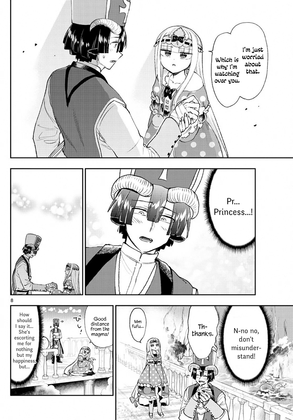 Maou-jou de Oyasumi Chapter 209 page 8 - Chapter 209: I Can't Separate While Cursed!