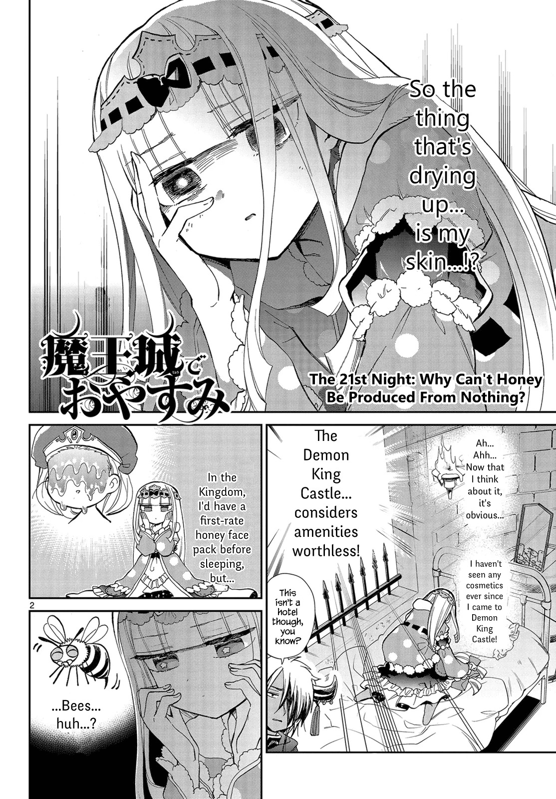 Maou-jou de Oyasumi Chapter 21 page 2 - Chapter 21: Why Can't Honey Be Produced From Nothing?