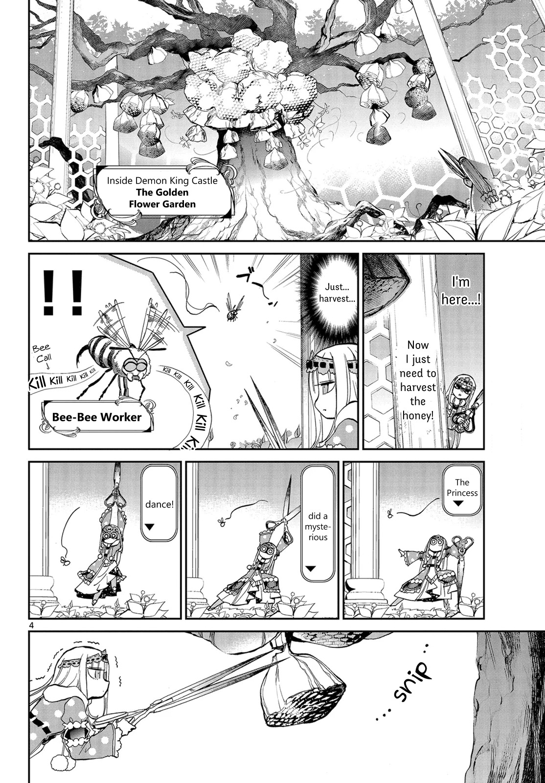 Maou-jou de Oyasumi Chapter 21 page 4 - Chapter 21: Why Can't Honey Be Produced From Nothing?