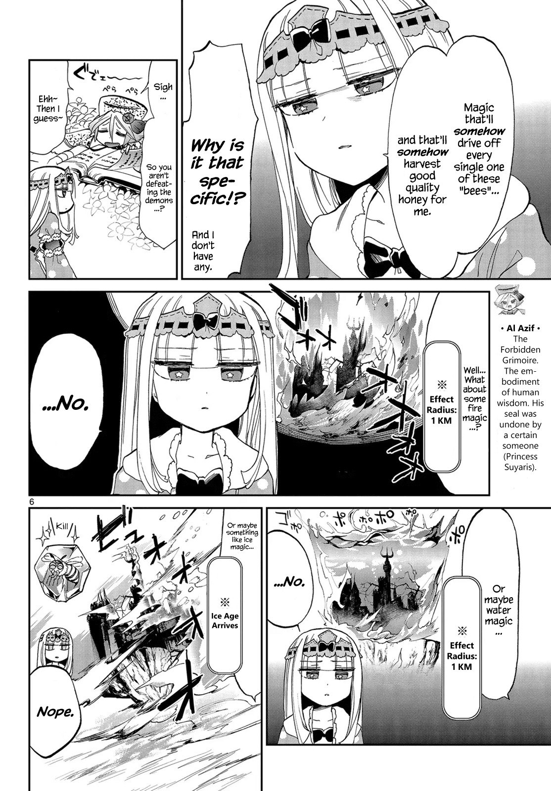 Maou-jou de Oyasumi Chapter 21 page 6 - Chapter 21: Why Can't Honey Be Produced From Nothing?