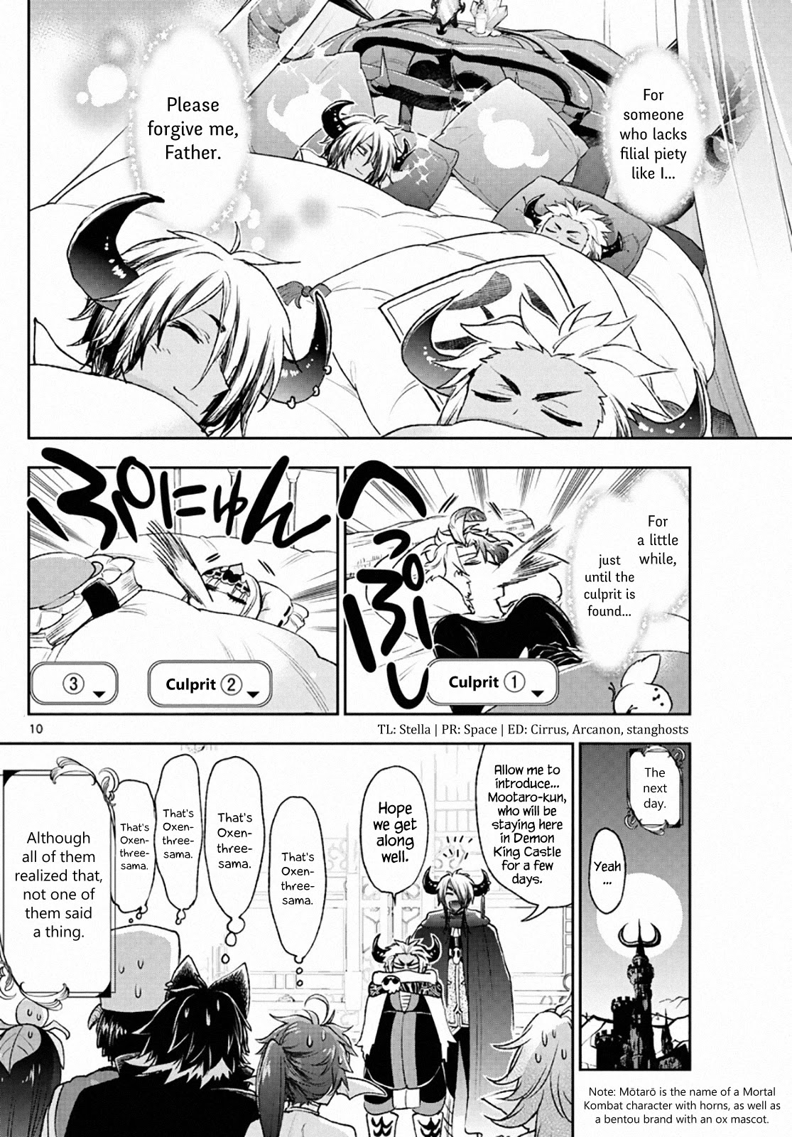 Maou-jou de Oyasumi Chapter 210 page 10 - Chapter 210: Papa (Looks Like He) Is In Elementary Grade 2 or 3