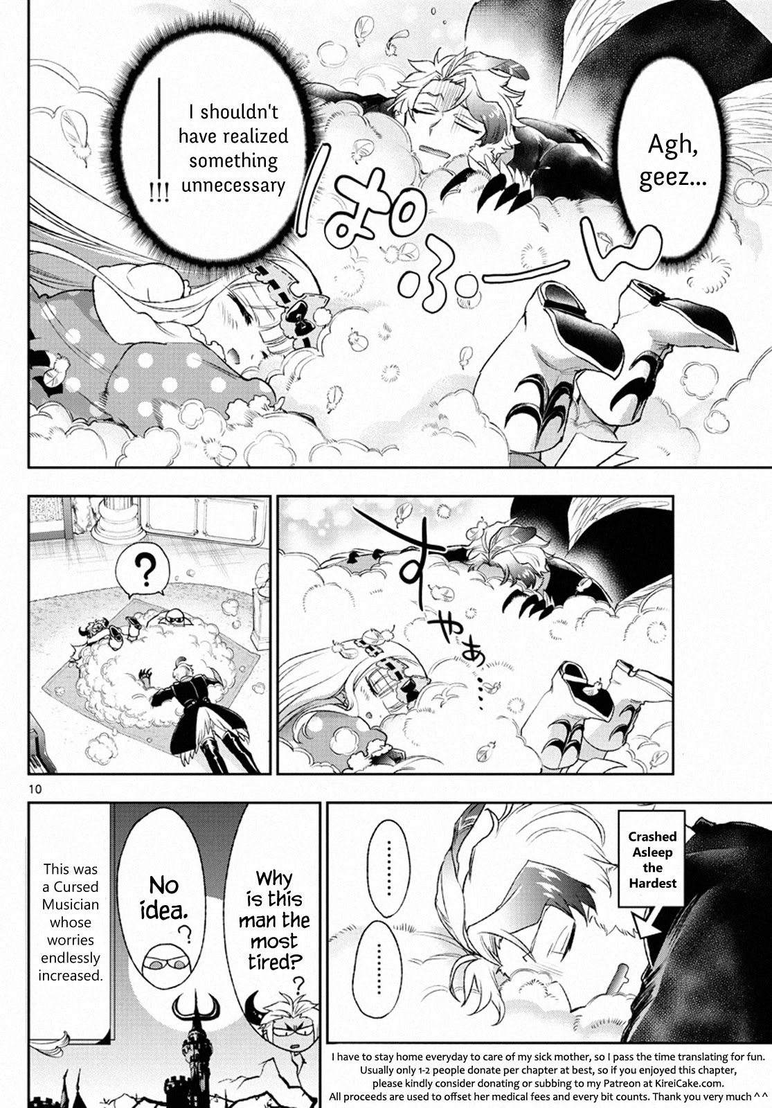 Maou-jou de Oyasumi Chapter 211 page 10 - Chapter 211: They're the Sorrows of a Perceptive Bird!