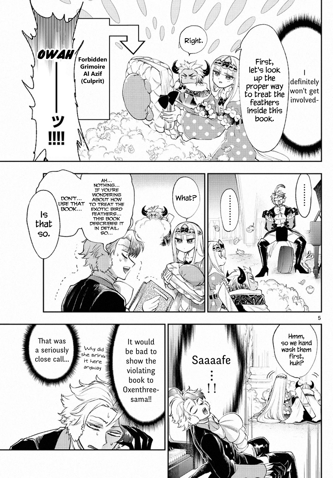 Maou-jou de Oyasumi Chapter 211 page 5 - Chapter 211: They're the Sorrows of a Perceptive Bird!