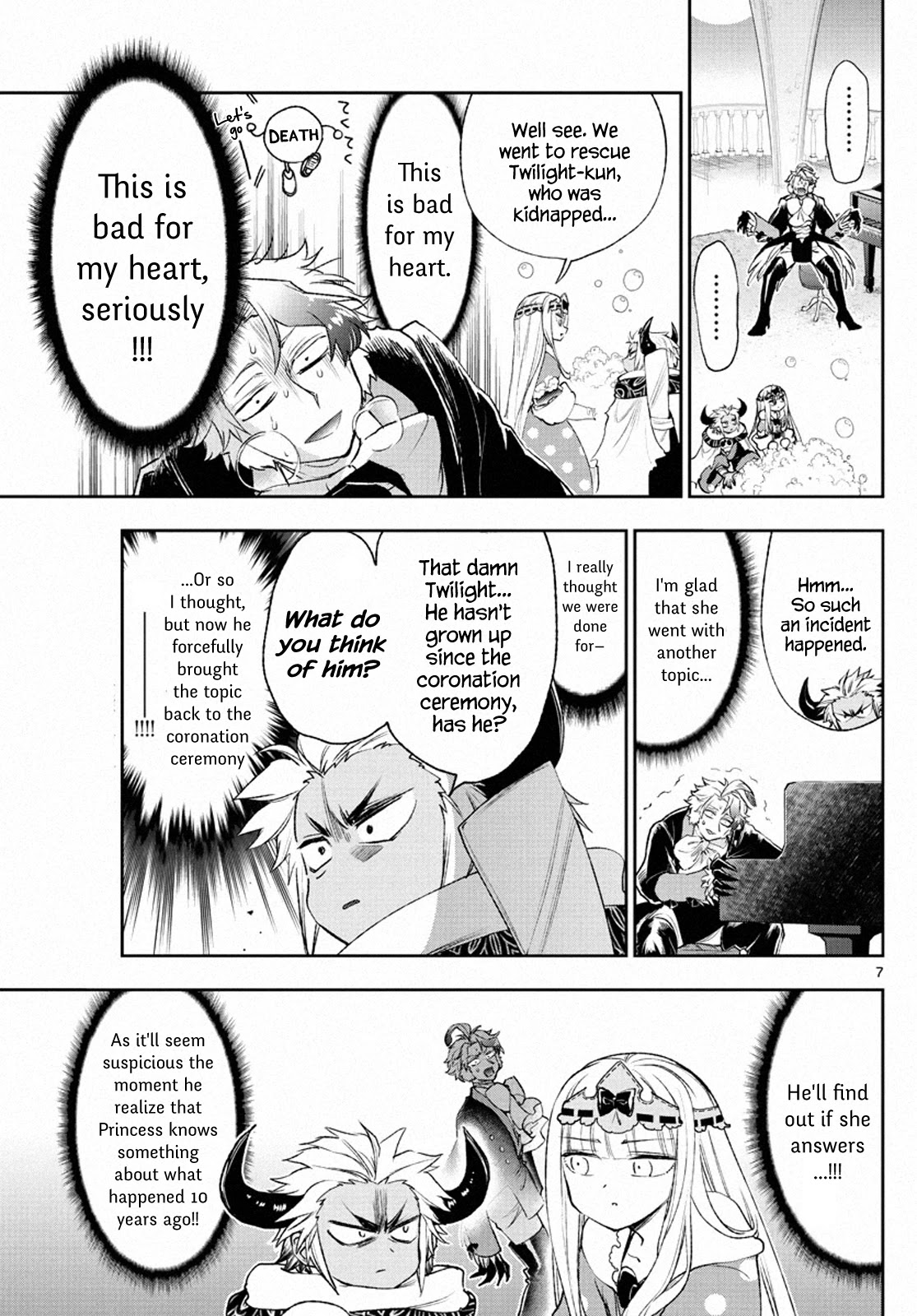 Maou-jou de Oyasumi Chapter 211 page 7 - Chapter 211: They're the Sorrows of a Perceptive Bird!