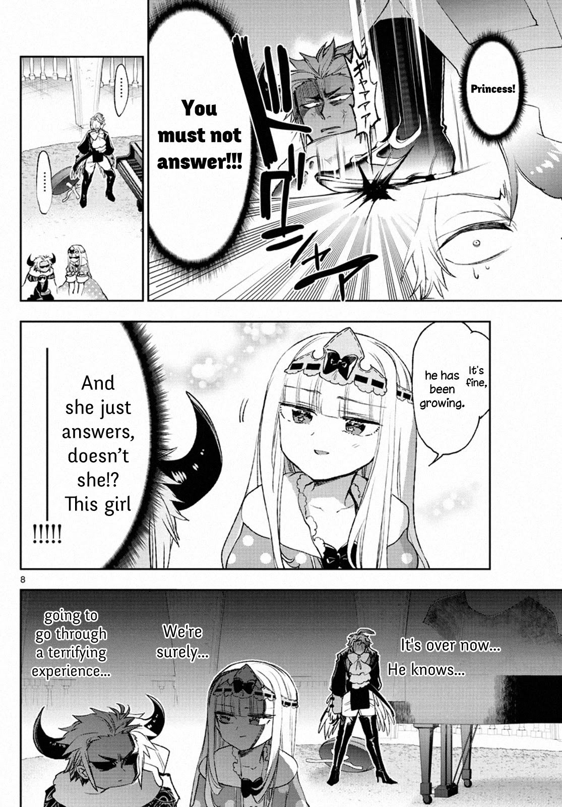 Maou-jou de Oyasumi Chapter 211 page 8 - Chapter 211: They're the Sorrows of a Perceptive Bird!