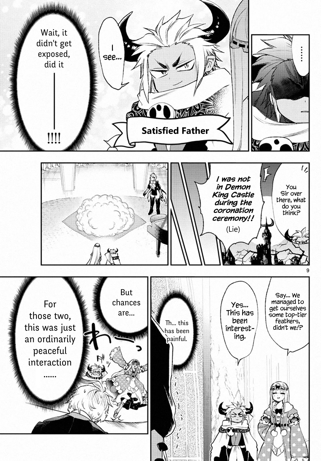Maou-jou de Oyasumi Chapter 211 page 9 - Chapter 211: They're the Sorrows of a Perceptive Bird!
