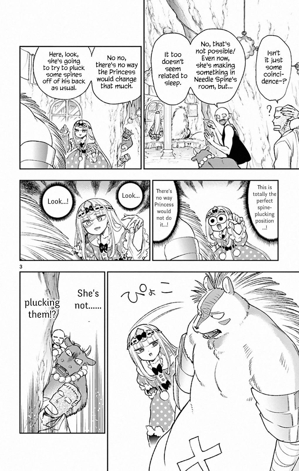 Maou-jou de Oyasumi Chapter 213 page 3 - Chapter 213: Only the Princes Isn't Aware