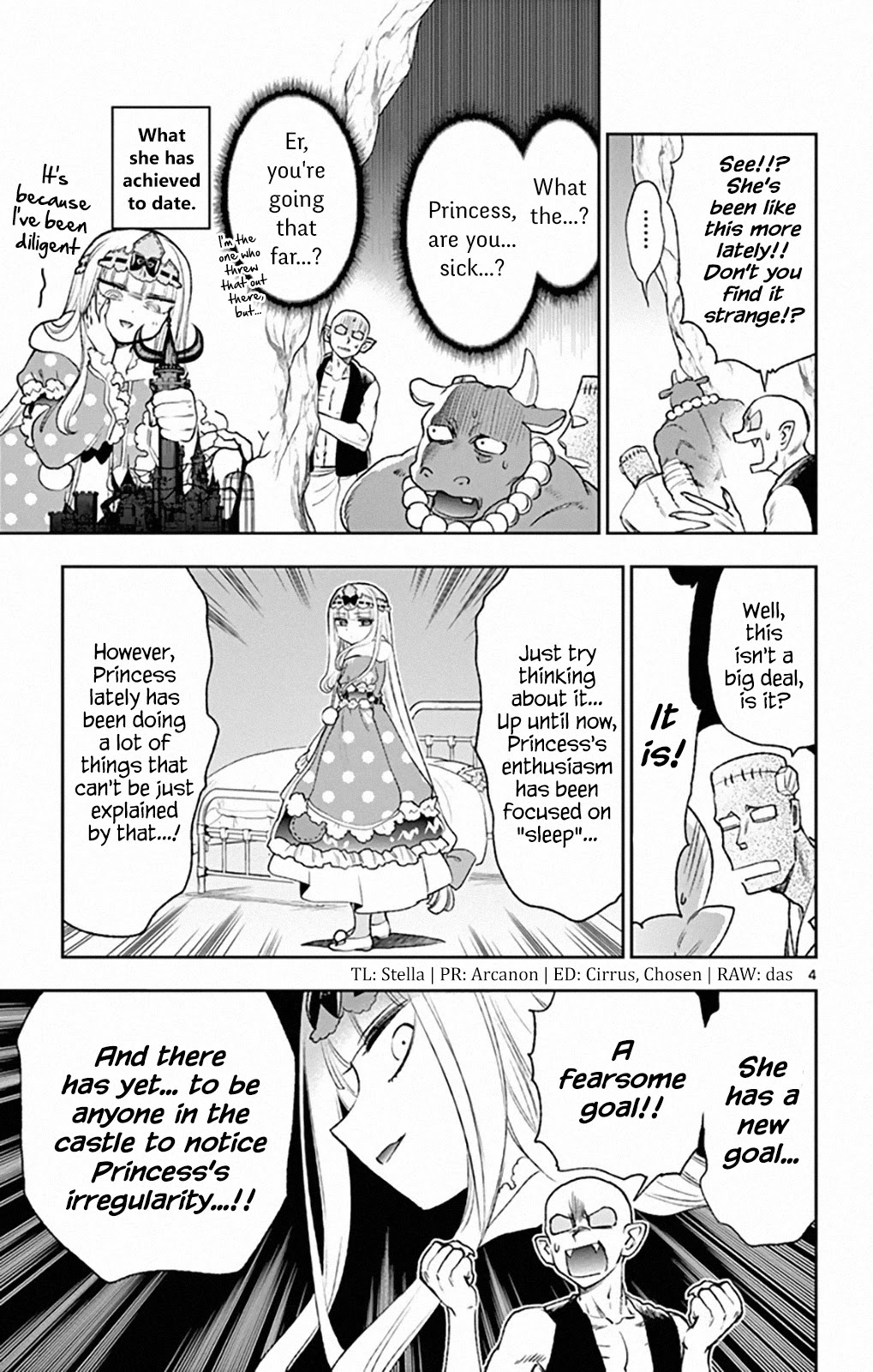 Maou-jou de Oyasumi Chapter 213 page 4 - Chapter 213: Only the Princes Isn't Aware