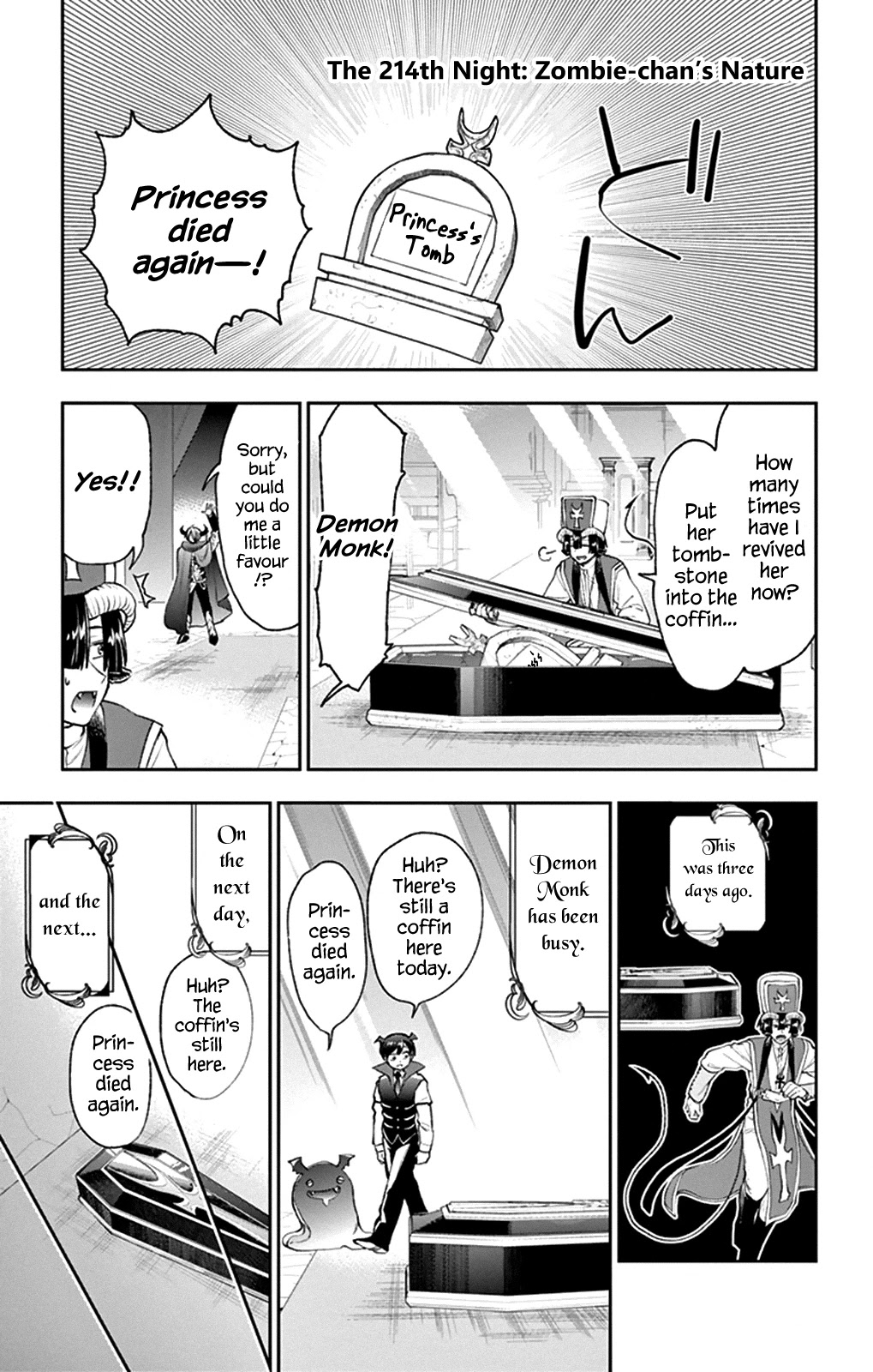 Maou-jou de Oyasumi Chapter 214 page 2 - Chapter 214: The 214th Night