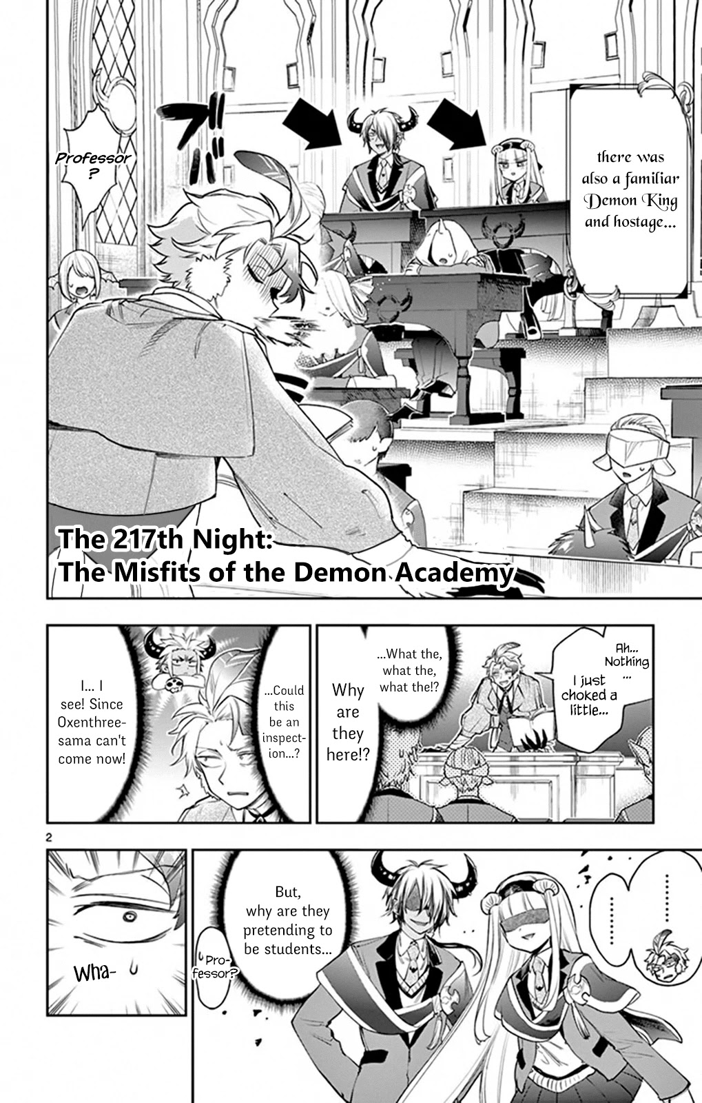 Maou-jou de Oyasumi Chapter 217 page 2 - Chapter 217: The 217th Night